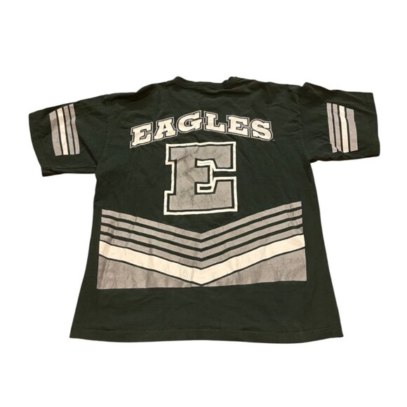 Vintage 1995 Salem Sportswear Philadelphia Eagles Double Sided AOP T-Shirt 2XL - Picture 2 of 7